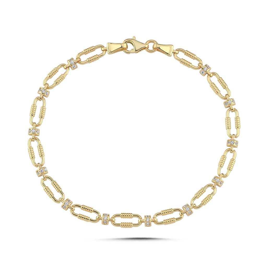 Eterna Burgu Taşlı Bileklik (18.5*0.4 Cm)